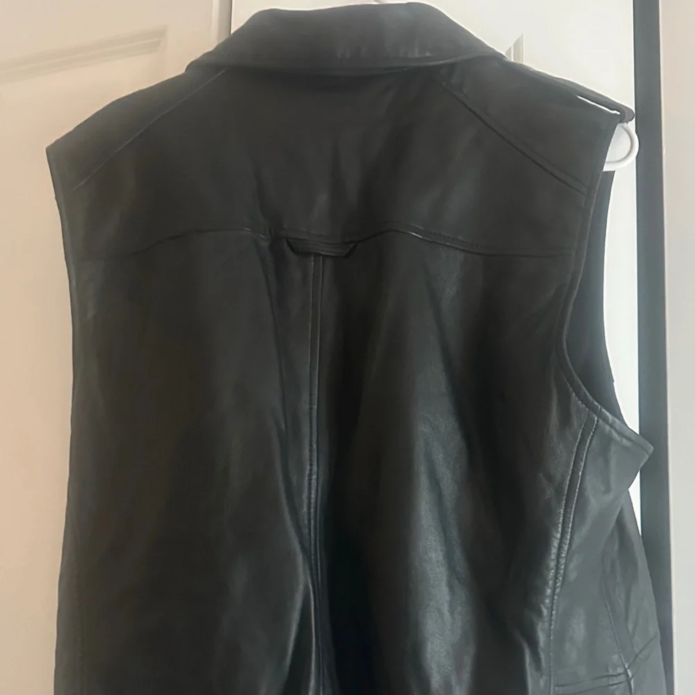 Lucky Brand Black Leather Jacket - Picture 3 of 3